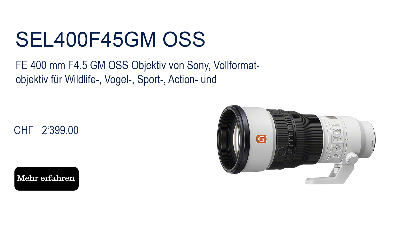 Slider Muster Gross SEL400F45GM